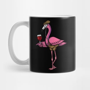 Flamingo Wine Drinking Magical Bird Party Mug